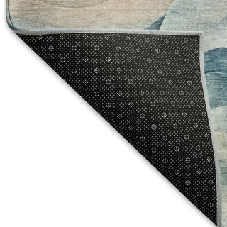 Dalyn Pacifica PA3 Teal Machine Washable Area Rug Backing Image