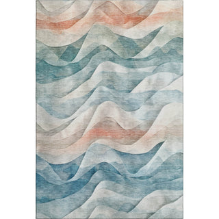 Dalyn Pacifica PA3 Teal Machine Washable Area Rug main image