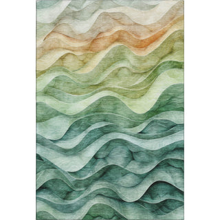 Dalyn Pacifica PA4 Teal Machine Washable Area Rug main image