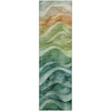 Dalyn Pacifica PA4 Teal Machine Washable Area Rug Runner Main Image