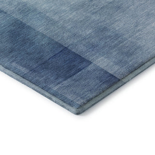 Dalyn Pacifica PA5 Blue Machine Washable Area Rug Corner Image