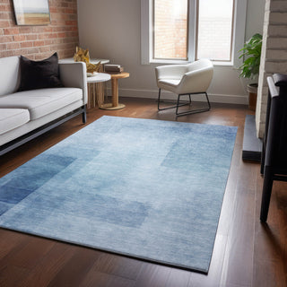 Dalyn Pacifica PA5 Blue Machine Washable Area Rug Lifestyle Image Feature