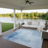 Dalyn Pacifica PA5 Blue Machine Washable Area Rug Outdoor Lifestyle Image Feature