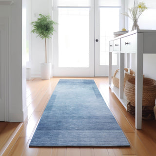 Dalyn Pacifica PA5 Blue Machine Washable Area Rug Runner Lifestyle Image Feature