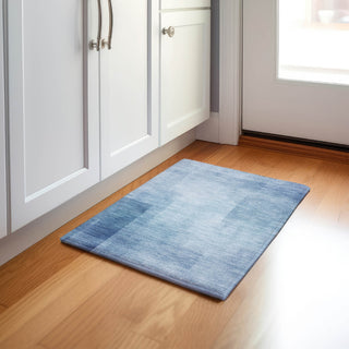 Dalyn Pacifica PA5 Blue Machine Washable Area Rug Scatter Lifestyle Image Feature