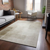 Dalyn Pacifica PA5 Khaki Machine Washable Area Rug Lifestyle Image Feature