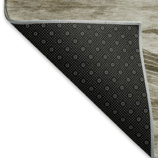 Dalyn Pacifica PA6 Brown Machine Washable Area Rug Backing Image