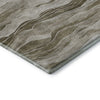 Dalyn Pacifica PA6 Brown Machine Washable Area Rug Corner Image