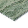 Dalyn Pacifica PA6 Green Machine Washable Area Rug Corner Image