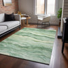 Dalyn Pacifica PA6 Green Machine Washable Area Rug Lifestyle Image Feature