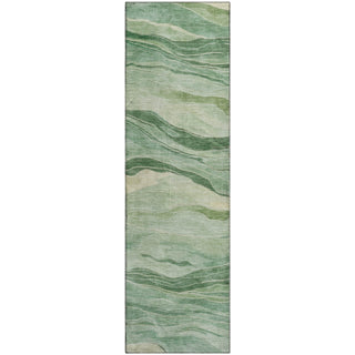 Dalyn Pacifica PA6 Green Machine Washable Area Rug Runner Main Image