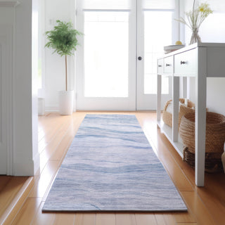Dalyn Pacifica PA6 Sky Machine Washable Area Rug Runner Lifestyle Image Feature