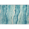 Dalyn Pacifica PA6 Turquoise Machine Washable Area Rug Scatter Main Image