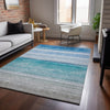 Dalyn Pacifica PA7 Sky Machine Washable Area Rug Lifestyle Image Feature