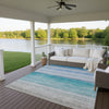 Dalyn Pacifica PA7 Sky Machine Washable Area Rug Outdoor Lifestyle Image Feature