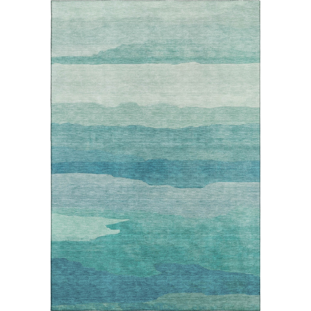 Dalyn Pacifica PA9 Turquoise Machine Washable Area Rug main image
