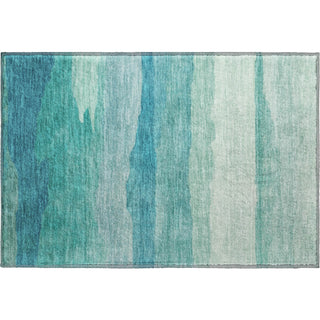 Dalyn Pacifica PA9 Turquoise Machine Washable Area Rug Scatter Main Image
