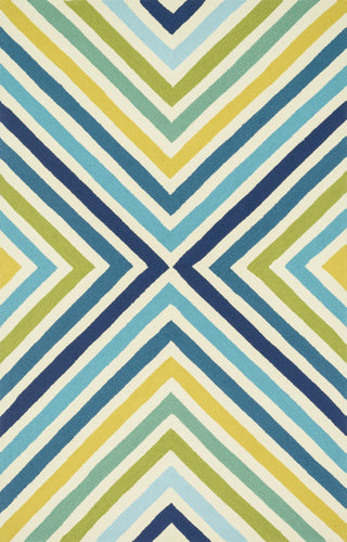 Loloi Palm Springs PM-01 Blue / Green Area Rug by Dann Foley Main