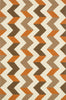 Loloi Palm Springs PM-03 Brown / Orange Area Rug by Dann Foley main image