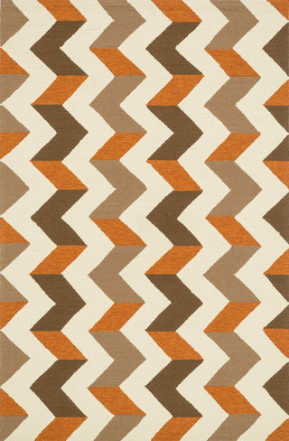 Loloi Palm Springs PM-03 Brown / Orange Area Rug by Dann Foley main image