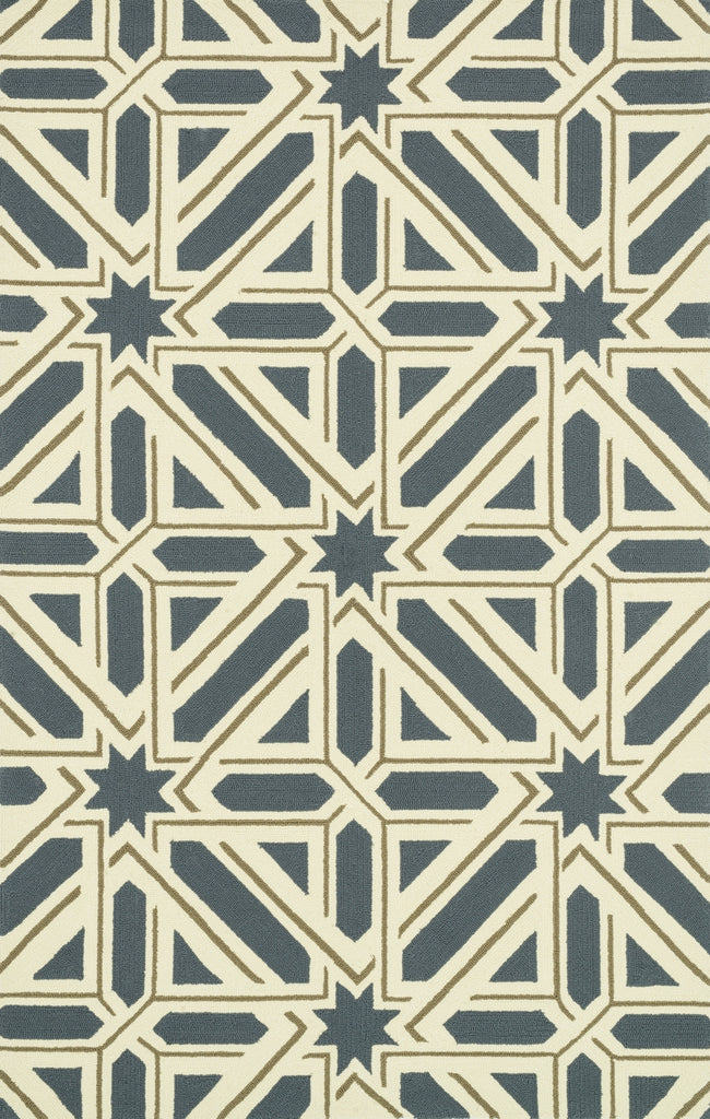 Loloi Palm Springs PM-04 Slate / Taupe Area Rug by Dann Foley main image
