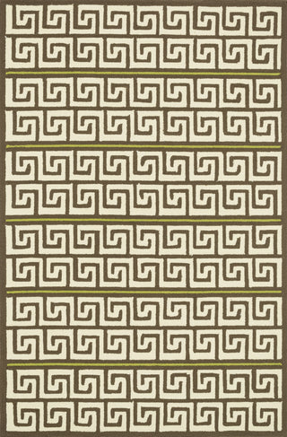 Loloi Palm Springs PM-05 Brown / Green Area Rug by Dann Foley main image