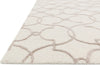 Loloi Panache PC-04 Ivory / Silver Area Rug Corner Shot Feature