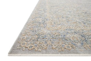 Loloi Pandora PAN-01 Stone/Gold Area Rug Corner Image