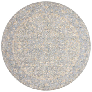 Loloi Pandora PAN-01 Stone/Gold Area Rug Round Image