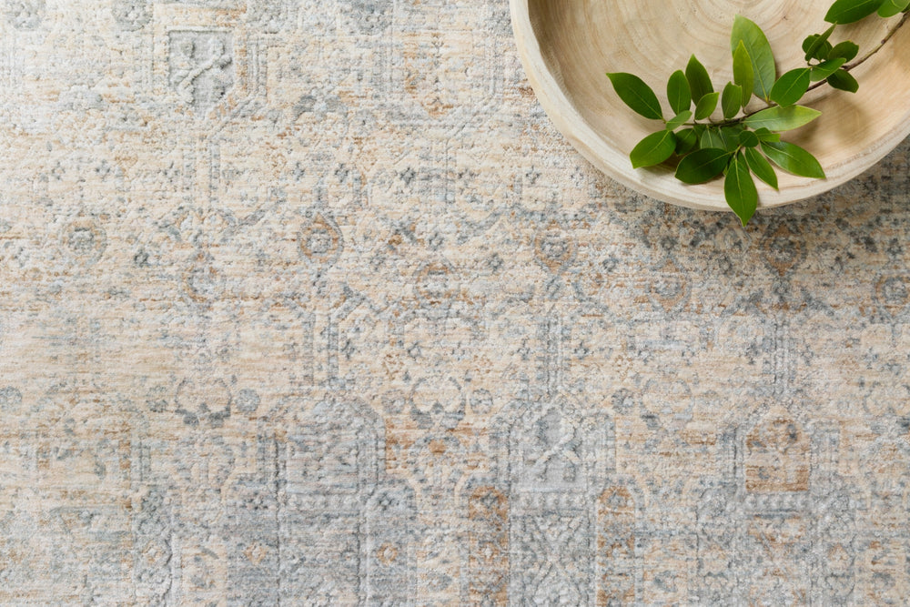Loloi Pandora PAN-02 Ivory/Mist Area Rug Lifestyle Image Feature