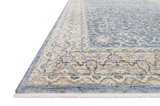 Loloi Pandora PAN-04 Dark Blue/Ivory Area Rug Corner Image
