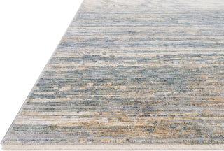 Loloi Pandora PAN-06 Ivory/Blue Area Rug Round Image