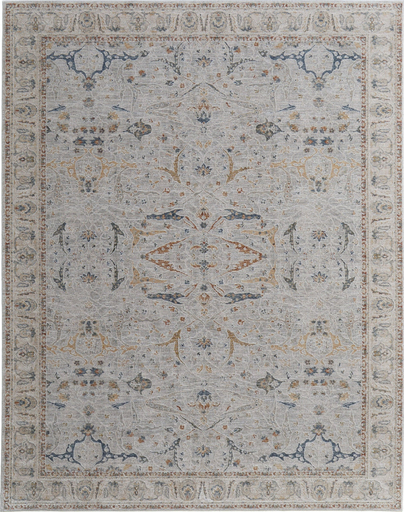 Feizy Pasha 39M4F Ivory/Blue/Taupe Area Rug