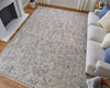 Feizy Pasha 39M6F Ivory/Blue/Tan Area Rug Lifestyle Image Feature