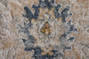 Feizy Pasha 39M7F Ivory/Taupe/Blue Area Rug