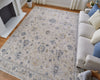 Feizy Pasha 39M7F Ivory/Taupe/Blue Area Rug Lifestyle Image Feature