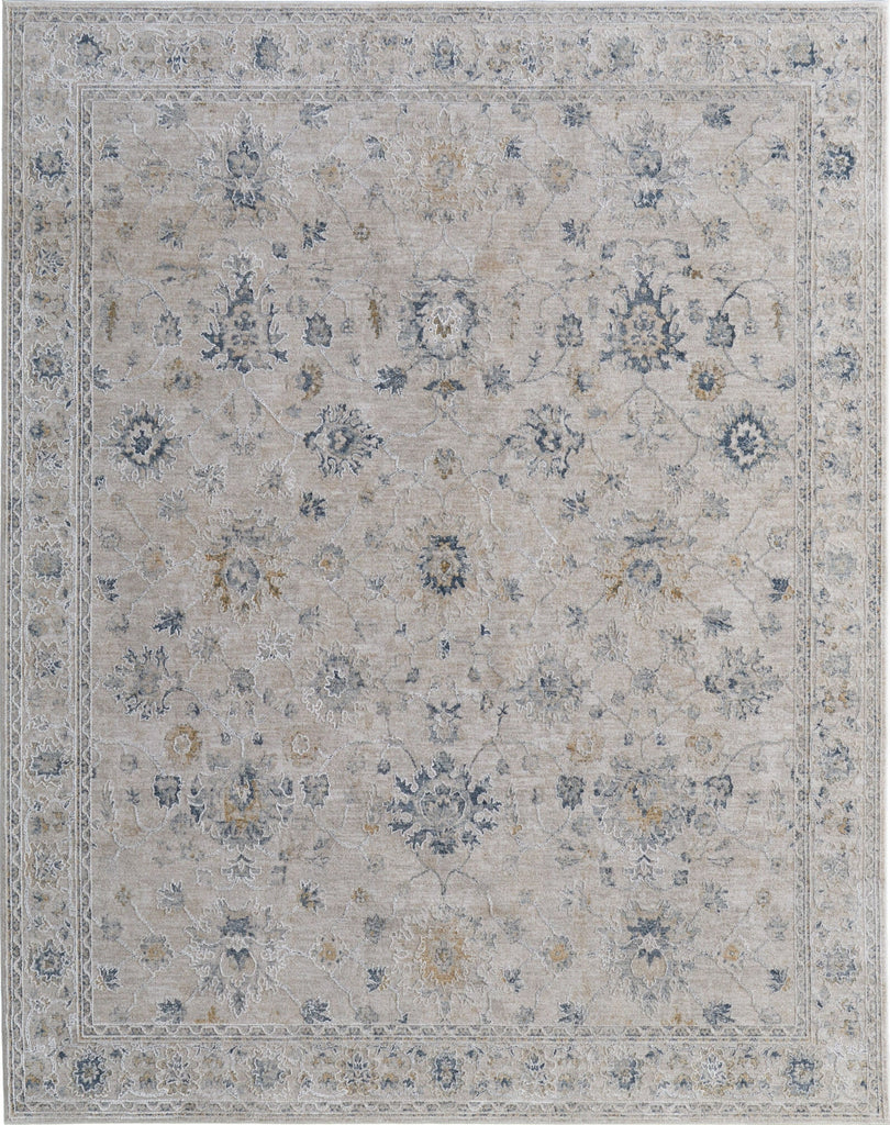 Feizy Pasha 39M7F Ivory/Taupe/Blue Area Rug