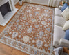 Feizy Pasha 39M7F Red/Ivory/Blue Area Rug Lifestyle Image Feature