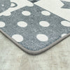 Joy Carpets Claremont Kids Patchwork Boy Cloudy Area Rug