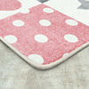 Joy Carpets Claremont Kids Patchwork Girl Blush Area Rug