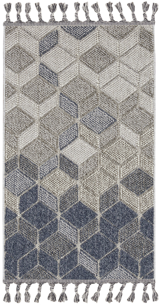 Nourison Paxton PAX02 Grey Slate Area Rug main image