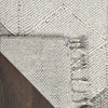 Nourison Paxton PAX02 Grey Slate Area Rug Corner Image