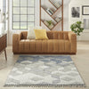 Nourison Paxton PAX02 Grey Slate Area Rug Room Image Feature