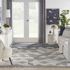 Nourison Paxton PAX02 Grey Slate Area Rug Room Image Feature