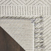 Nourison Paxton PAX06 Grey Ivory Area Rug Corner Image