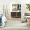 Nourison Paxton PAX06 Grey Ivory Area Rug Room Image Feature
