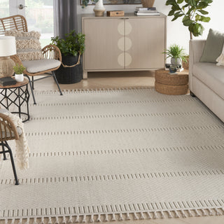 Nourison Paxton PAX06 Ivory Area Rug Corner Image