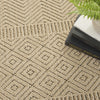 Nourison Paxton PAX06 Mocha Area Rug Corner Image