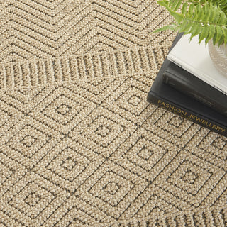Nourison Paxton PAX06 Mocha Area Rug Corner Image