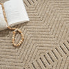 Nourison Paxton PAX06 Mocha Area Rug Corner Image